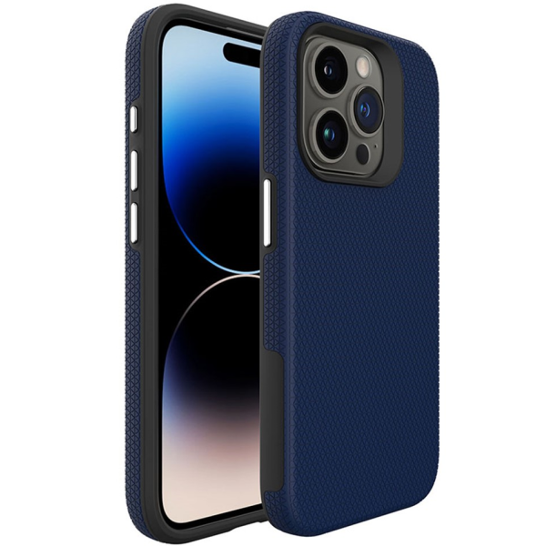 "TUKU“ Shockproof Magsafe kõva silikoonümbris - sinine (iPhone 16 Pro Max)
