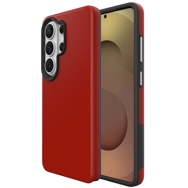 "TUKU“ Shockproof Magsafe kõva silikoonümbris - punane (Galaxy S26 Ultra)