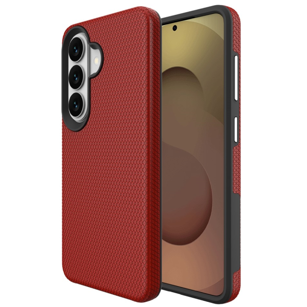 "TUKU“ Shockproof Magsafe kõva silikoonümbris - punane (Galaxy S26)