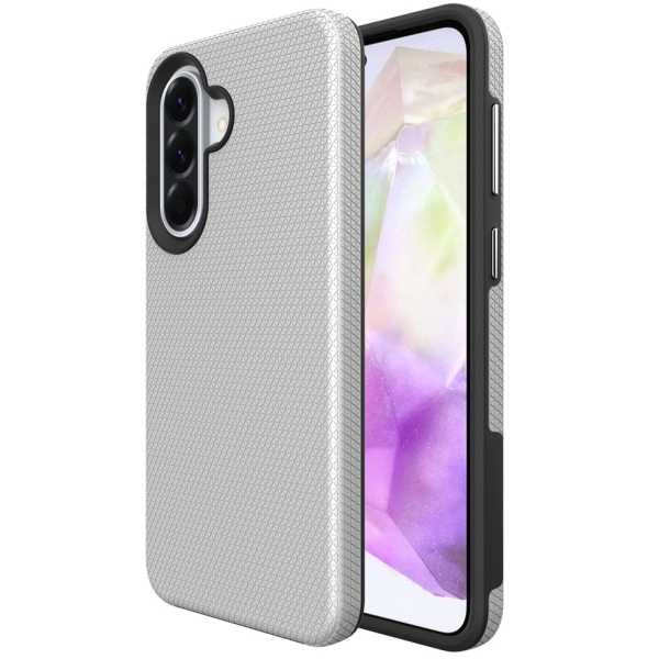 "TUKU“ Shockproof Magsafe kõva silikoonümbris - hõbedane (Galaxy A57)