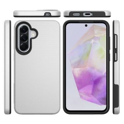 "TUKU“ Shockproof Magsafe kõva silikoonümbris - hõbedane (Galaxy A57)