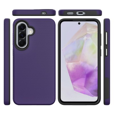 "TUKU“ Shockproof Magsafe kõva silikoonümbris - lilla (Galaxy A57)