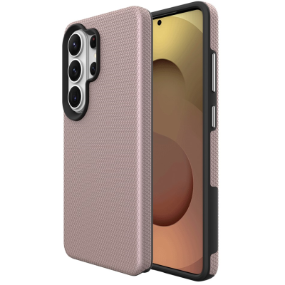 "TUKU“ Shockproof Magsafe kõva silikoonümbris - roosa (Galaxy S25 Ultra)
