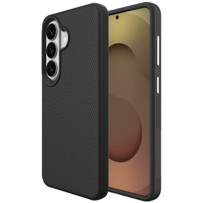 "TUKU“ Shockproof Magsafe kõva silikoonümbris - must (Galaxy S24 / S25)