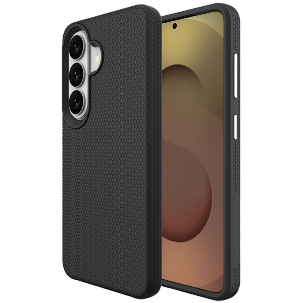 "TUKU“ Shockproof Magsafe kõva silikoonümbris - must (Galaxy S24 / S25)