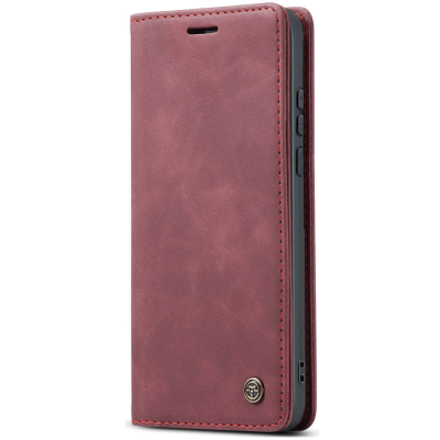 "CaseMe" Retro tahke kaaned - burgundia (iPhone Xr)