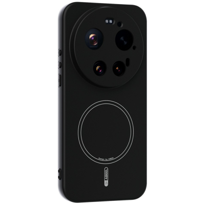 "ABEEL" kõva silikoon (TPU) ümbris – must (Xiaomi 17 Ultra)
