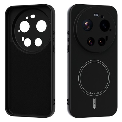 "ABEEL" kõva silikoon (TPU) ümbris – must (Xiaomi 17 Ultra)
