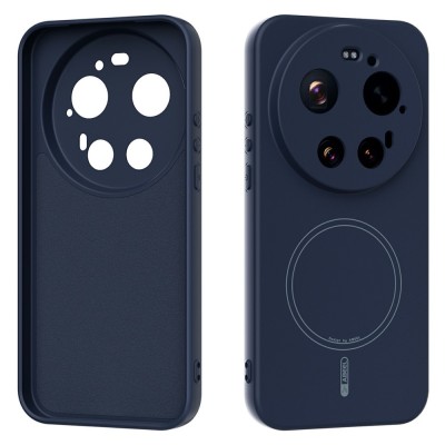 "ABEEL" kõva silikoon (TPU) ümbris – tumesinine (Xiaomi 17 Ultra)