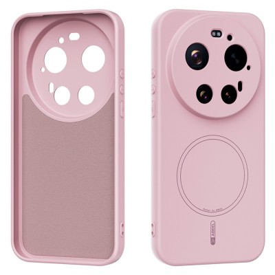 "ABEEL" kõva silikoon (TPU) ümbris – roosa (Xiaomi 17 Ultra)