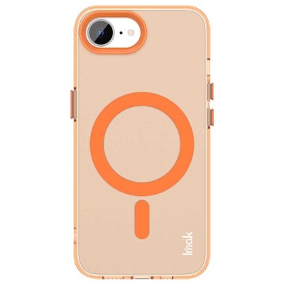 "IMAK" Candy MagSafe matt kõva silikoon (TPU) ümbris – oranž (iPhone 17e / 16e)
