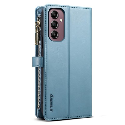 „ESEBLE“ Retro Solid kaaned eemaldatava rahakotiga - sinine (Galaxy A55)