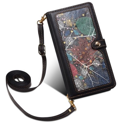 „ESEBLE“ Retro Solid kaaned eemaldatava rahakotiga - must (iPhone 17e / 16e)