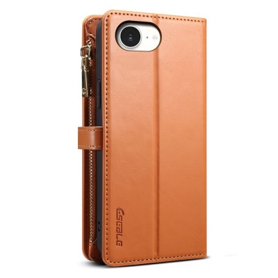 „ESEBLE“ Retro Solid kaaned eemaldatava rahakotiga - pruun (iPhone 17e / 16e)