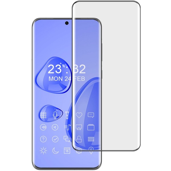 "IMAK" Tempered Glass täielik katvus kaitsev ekraaniklaas - must (P60 / P60 Pro)