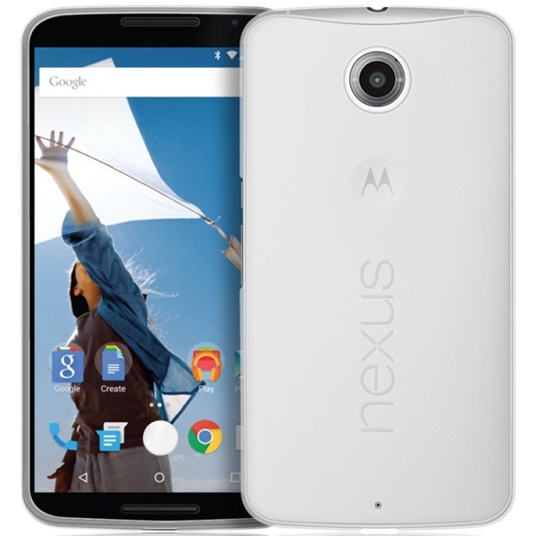 Kõige õhem TPU kaaned - läbipaistev (Nexus 6)