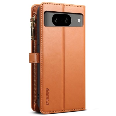 „ESEBLE“ Retro Solid kaaned eemaldatava rahakotiga - pruun (Pixel 8)