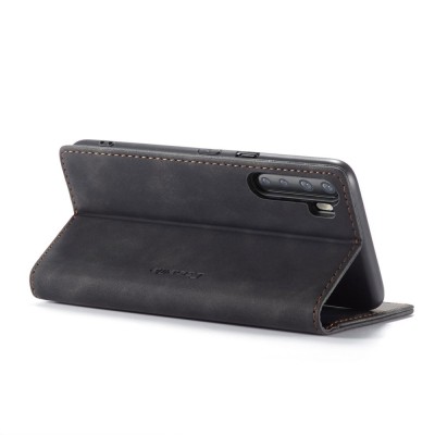 "CaseMe" Retro tahke kaaned - must (OnePlus Nord)