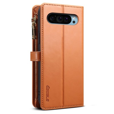 „ESEBLE“ Retro Solid kaaned eemaldatava rahakotiga - pruun (Pixel 9 / 9 Pro)