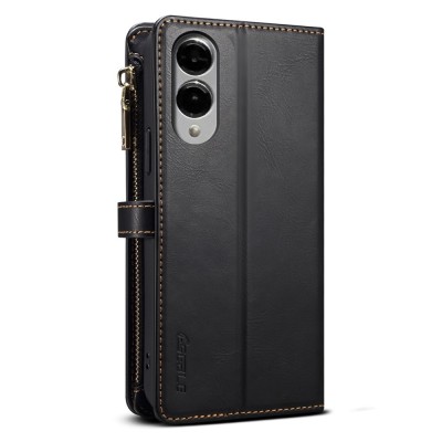 „ESEBLE“ Retro Solid kaaned eemaldatava rahakotiga - must (Galaxy S25 Edge)