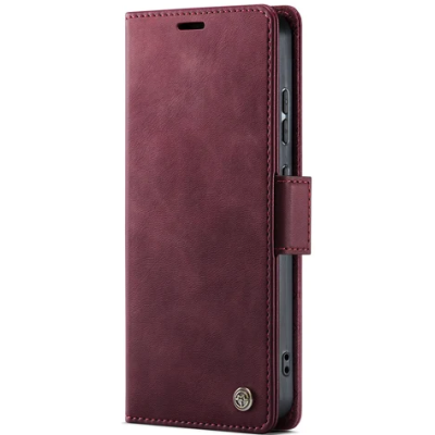 "CaseMe" Retro Skin ahke kaaned - burgundia (Galaxy S26 Ultra)