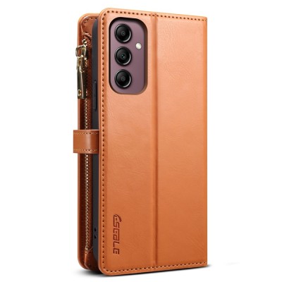 „ESEBLE“ Retro Solid kaaned eemaldatava rahakotiga - pruun (Galaxy S24 FE)