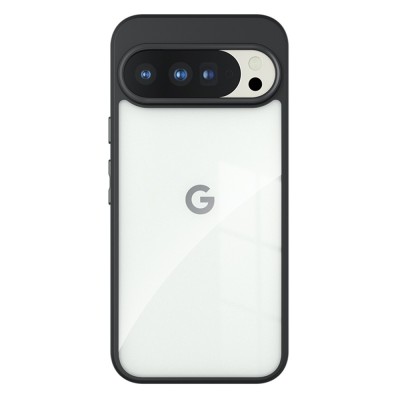 "Mofan" läbipaistev kõva silikoon (TPU) ümbris – must (Pixel 10 Pro XL)
