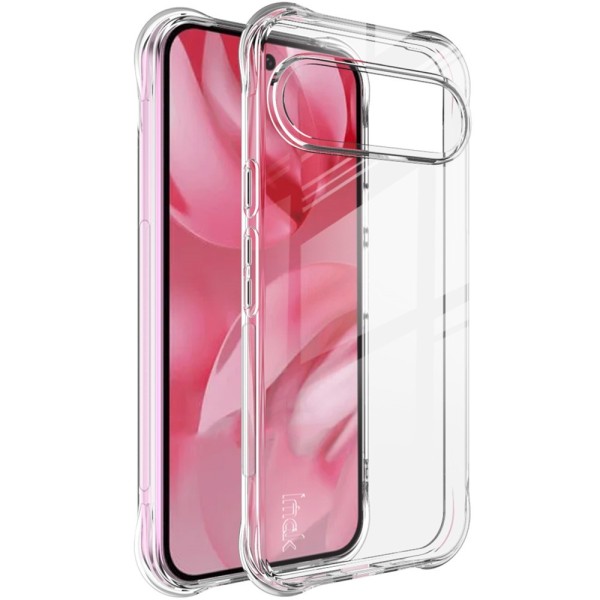 "Imak" tugevdatud turvalisus kõva silikoon (TPU) airbag ümbris - läbipaistev (Pixel 10 Pro XL)