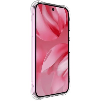 "Imak" tugevdatud turvalisus kõva silikoon (TPU) airbag ümbris - läbipaistev (Pixel 10 Pro XL)