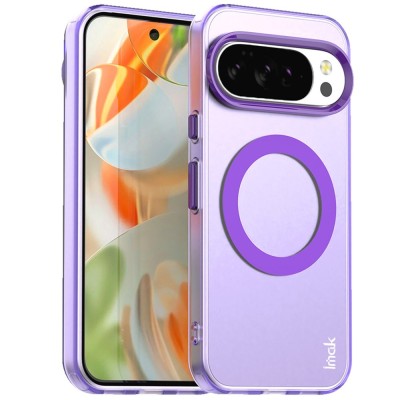 "IMAK" Candy MagSafe matt kõva silikoon (TPU) ümbris – lilla (Pixel 10 Pro XL)