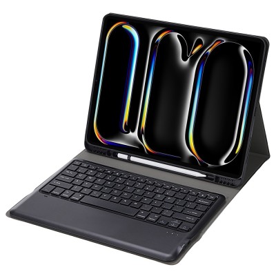"Bosina" Tahke kaaned klaviatuuriga - must (iPad Pro 13 (2025) / 13 (2024))