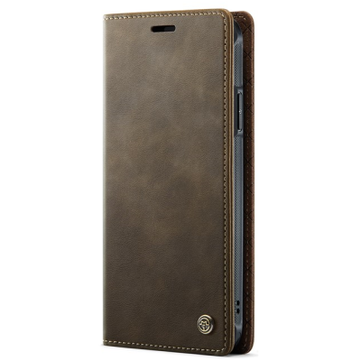 „CaseMe“ MagSafe Leather 2-ühes klapiga ümbris - pruun (iPhone 11)
