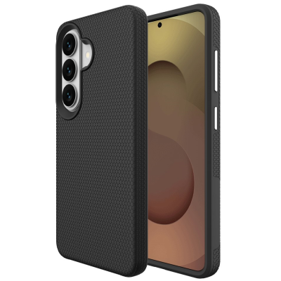"TUKU“ Shockproof Magsafe kõva silikoonümbris - must (Galaxy S24+ / S25+)
