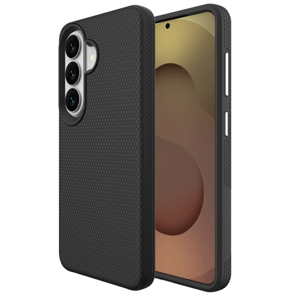 "TUKU“ Shockproof Magsafe kõva silikoonümbris - must (Galaxy S24+ / S25+)