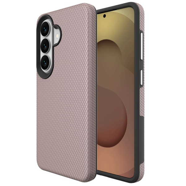 "TUKU“ Shockproof Magsafe kõva silikoonümbris - roosa (Galaxy S24+ / S25+)