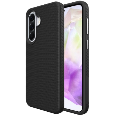 "TUKU“ Shockproof Magsafe kõva silikoonümbris - must (Galaxy A17 / A26 / A16)