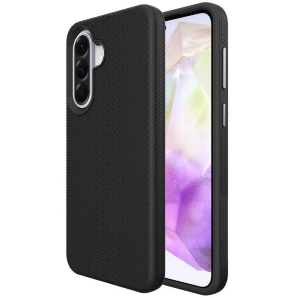 "TUKU“ Shockproof Magsafe kõva silikoonümbris - must (Galaxy A17 / A26 / A16)
