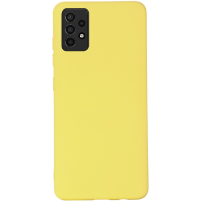 "Shell" kõva silikoon (TPU) ümbris – kollane (Galaxy A52 / A52s)