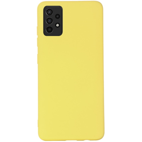 "Shell" kõva silikoon (TPU) ümbris – kollane (Galaxy A52 / A52s)