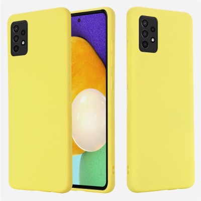 "Shell" kõva silikoon (TPU) ümbris – kollane (Galaxy A52 / A52s)