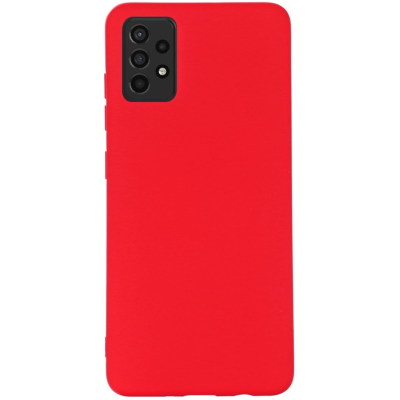 "Shell" kõva silikoon (TPU) ümbris – punane (Galaxy A52 / A52s)