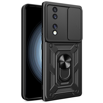 "Mozhi" Kickstand Tugevdatud turvalisus ümbris - must (Honor 70)