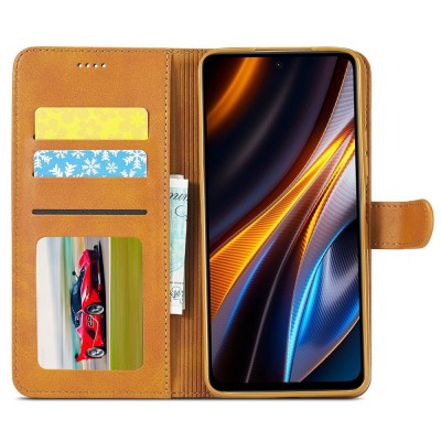 "LC.IMEEKE" tahke kaaned - pruun (Redmi 10 5G / Poco M5 4G / M4 5G)