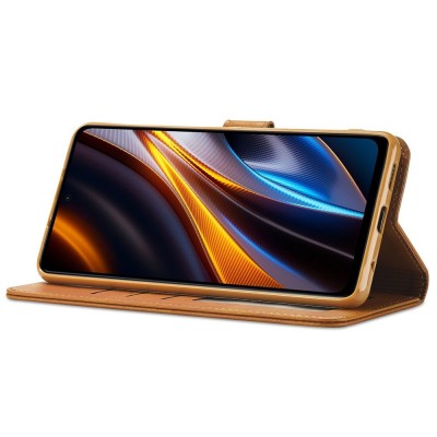 "LC.IMEEKE" tahke kaaned - pruun (Redmi 10 5G / Poco M5 4G / M4 5G)