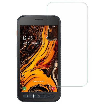 „Amorus“ Tempered Glass (mittetäielik katvus) kaitsev ekraaniklaas 0.26 mm - läbipaistev (Galaxy Xcover 4 / 4S)