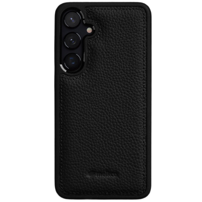 „MELKCO“ Leather kaaned - must (Galaxy S25+)