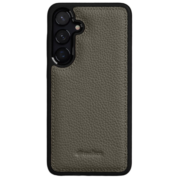 „MELKCO“ Leather kaaned - hall (Galaxy S25+)