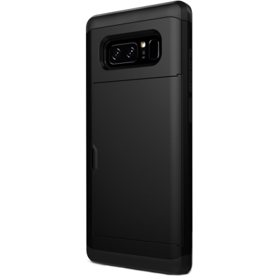 „Sliding“ Card Holder kaaned - must (Galaxy Note 8)