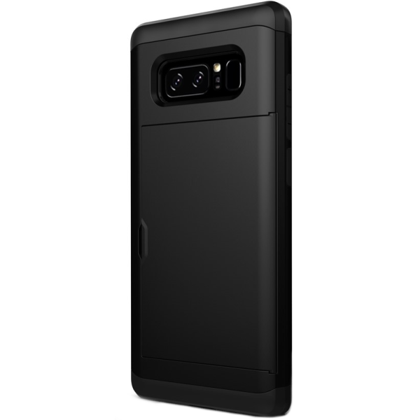 „Sliding“ Card Holder kaaned - must (Galaxy Note 8)