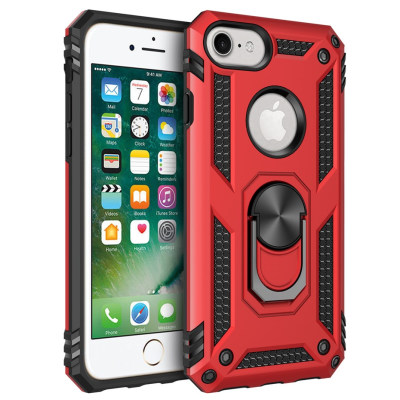 "Kickstand" Tugevdatud turvalisus kaaned - punane (iPhone 7 / 8 / SE 2020 / SE 2022)